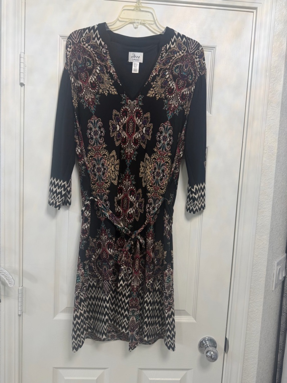 DM Collection Jeraldeen Jersey Shirt Dress - Size 14 - Picture 2 of 3